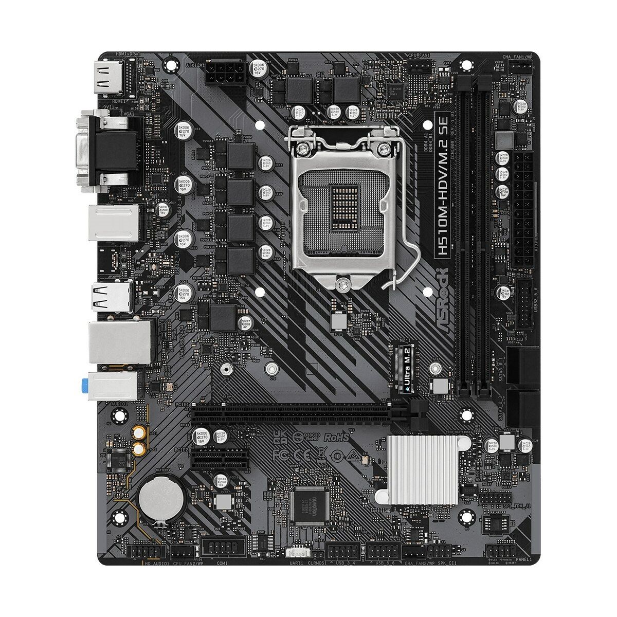 Scheda Madre ASRock H510M-HDV/M.2 SE LGA 1200 Intel H470 4 M0311409_2
