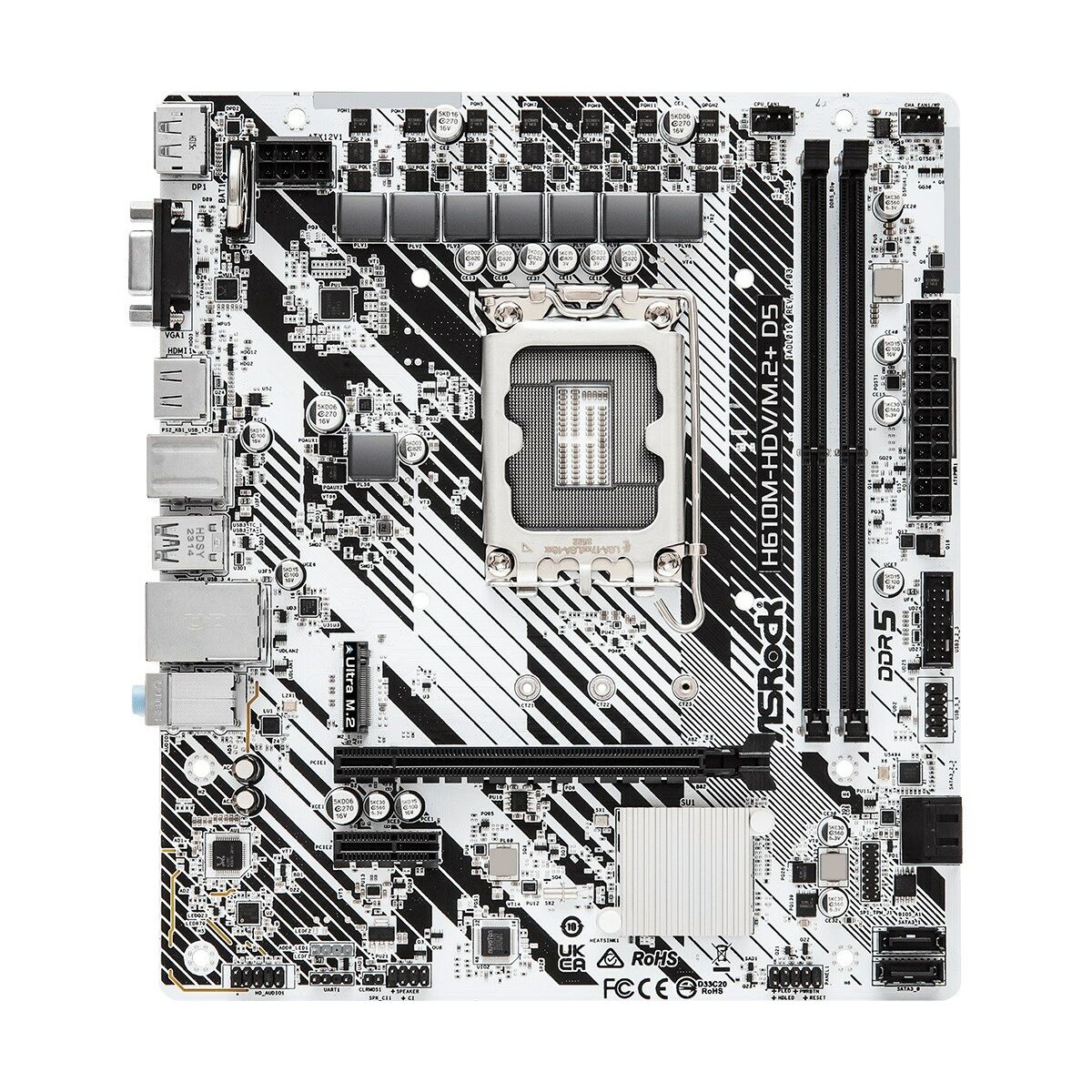 Scheda Madre ASRock 90-MXBM50-A0UAYZ LGA 1700 INTEL H610 2 M0308746_0