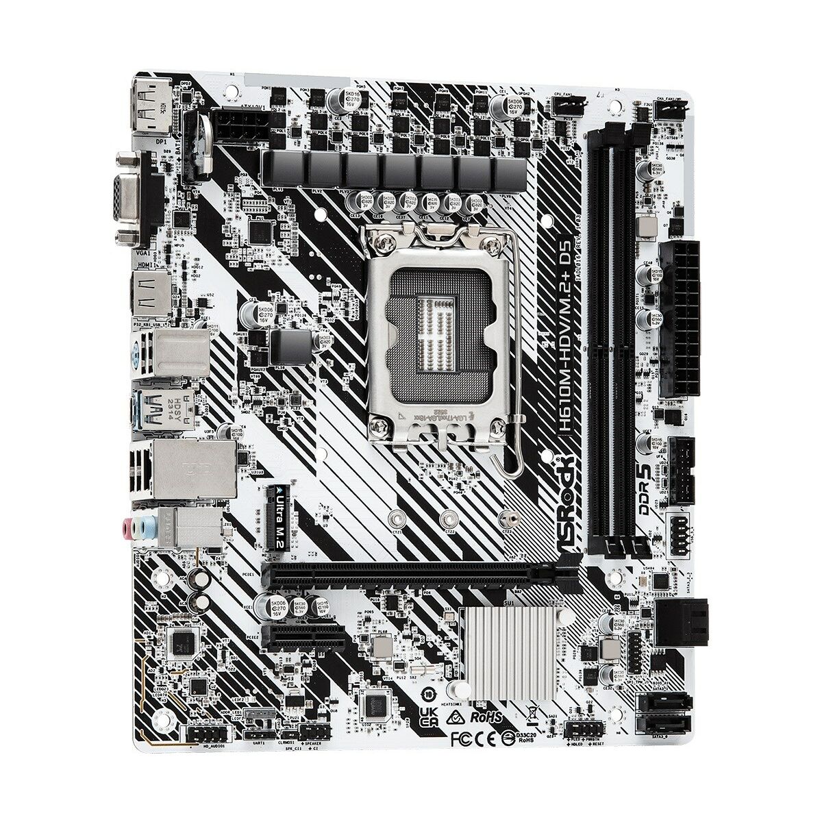 Scheda Madre ASRock 90-MXBM50-A0UAYZ LGA 1700 INTEL H610 3 M0308746_1