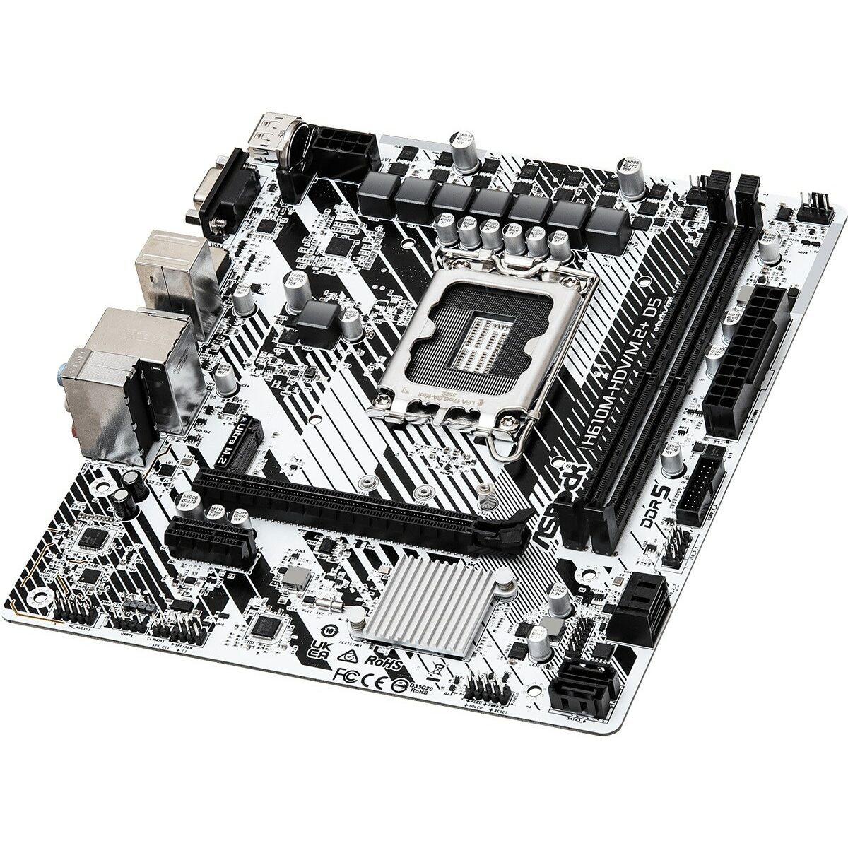 Scheda Madre ASRock 90-MXBM50-A0UAYZ LGA 1700 INTEL H610 4 M0308746_2