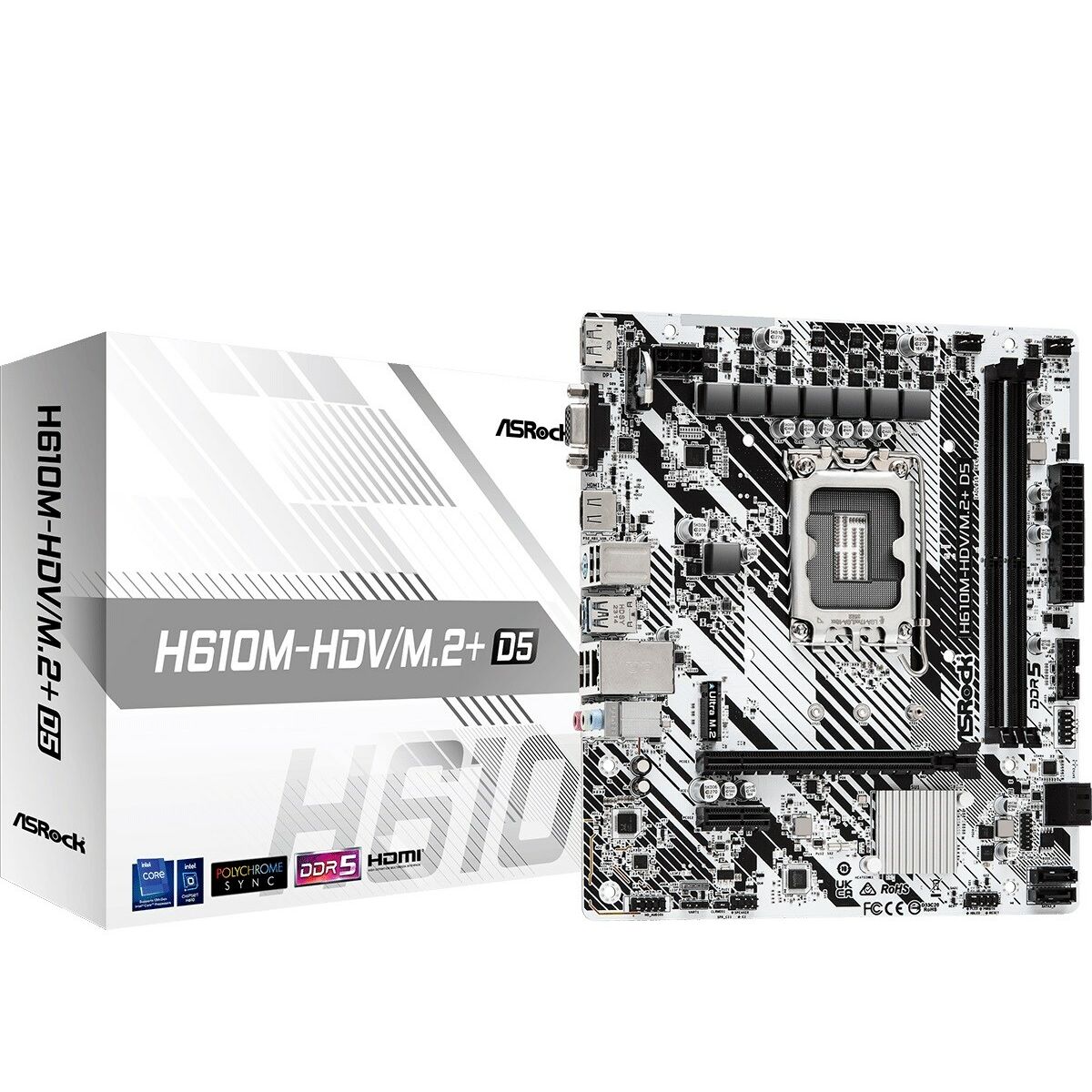 Scheda Madre ASRock 90-MXBM50-A0UAYZ LGA 1700 INTEL H610 6 M0308746_4