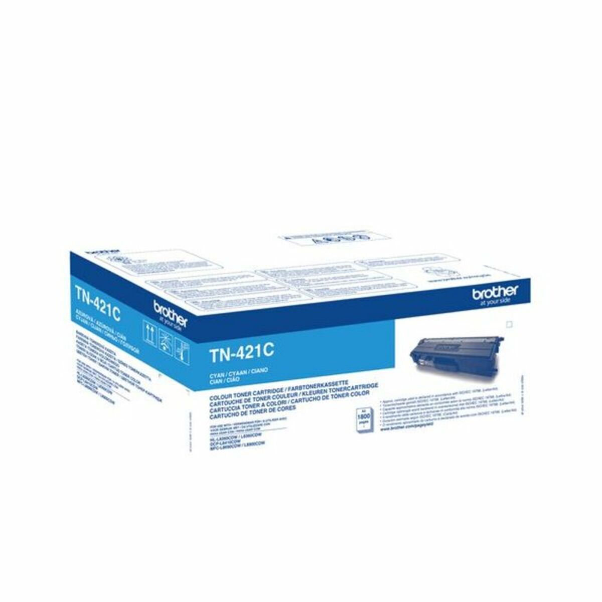 Toner Originale Brother TN421C Nero Ciano 5 S55100426_3