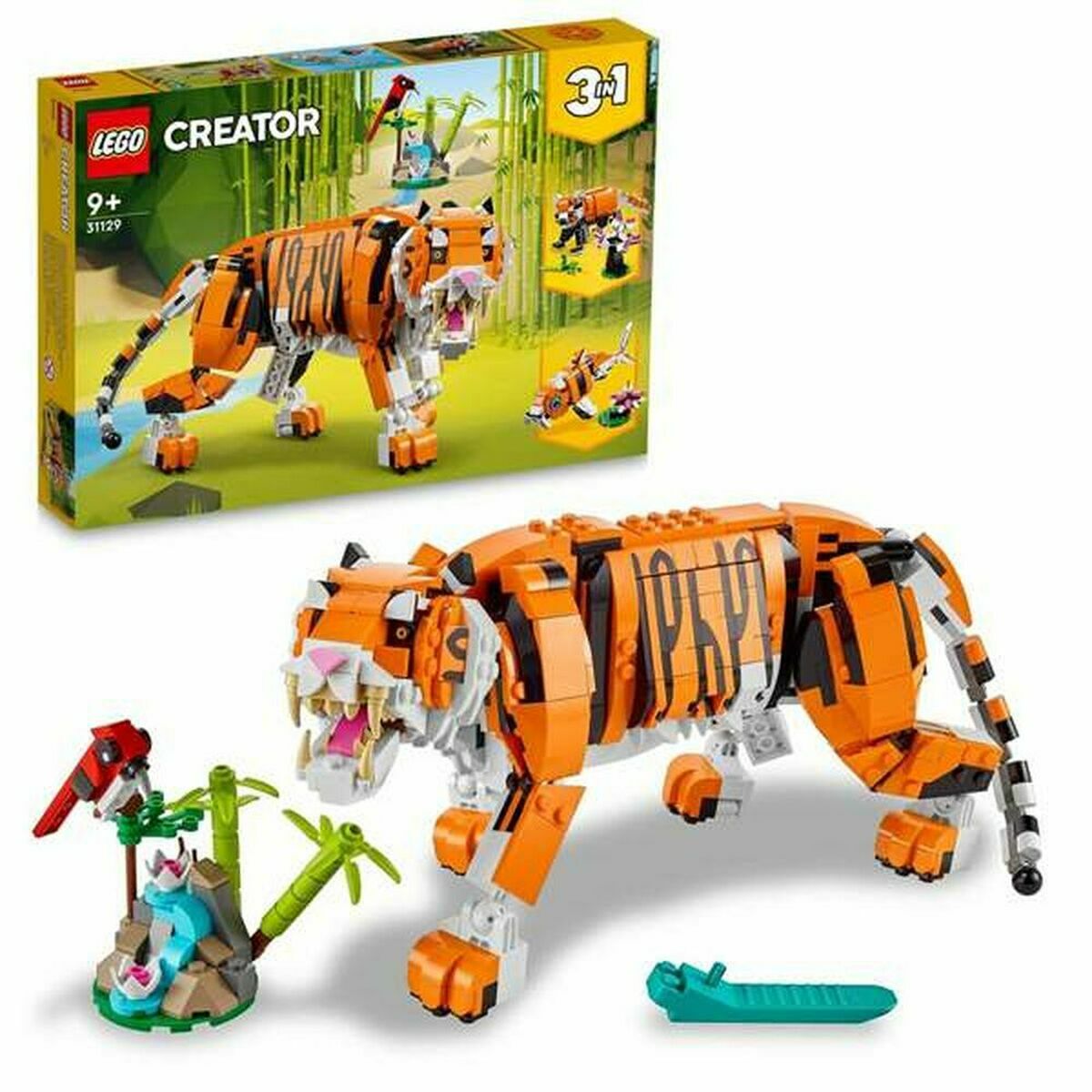 Set di Costruzioni Lego 31129 Majestic Tiger 31129 Multicolore (1 Unità) (755 pcs) 2 S7714223_0