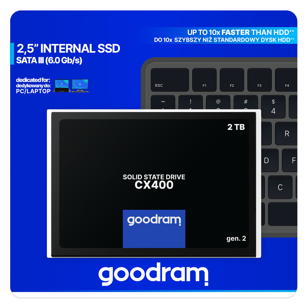 Hard Disk GoodRam SSDPR-CX400-02T-G2 2 TB SSD 3 S77175376_1