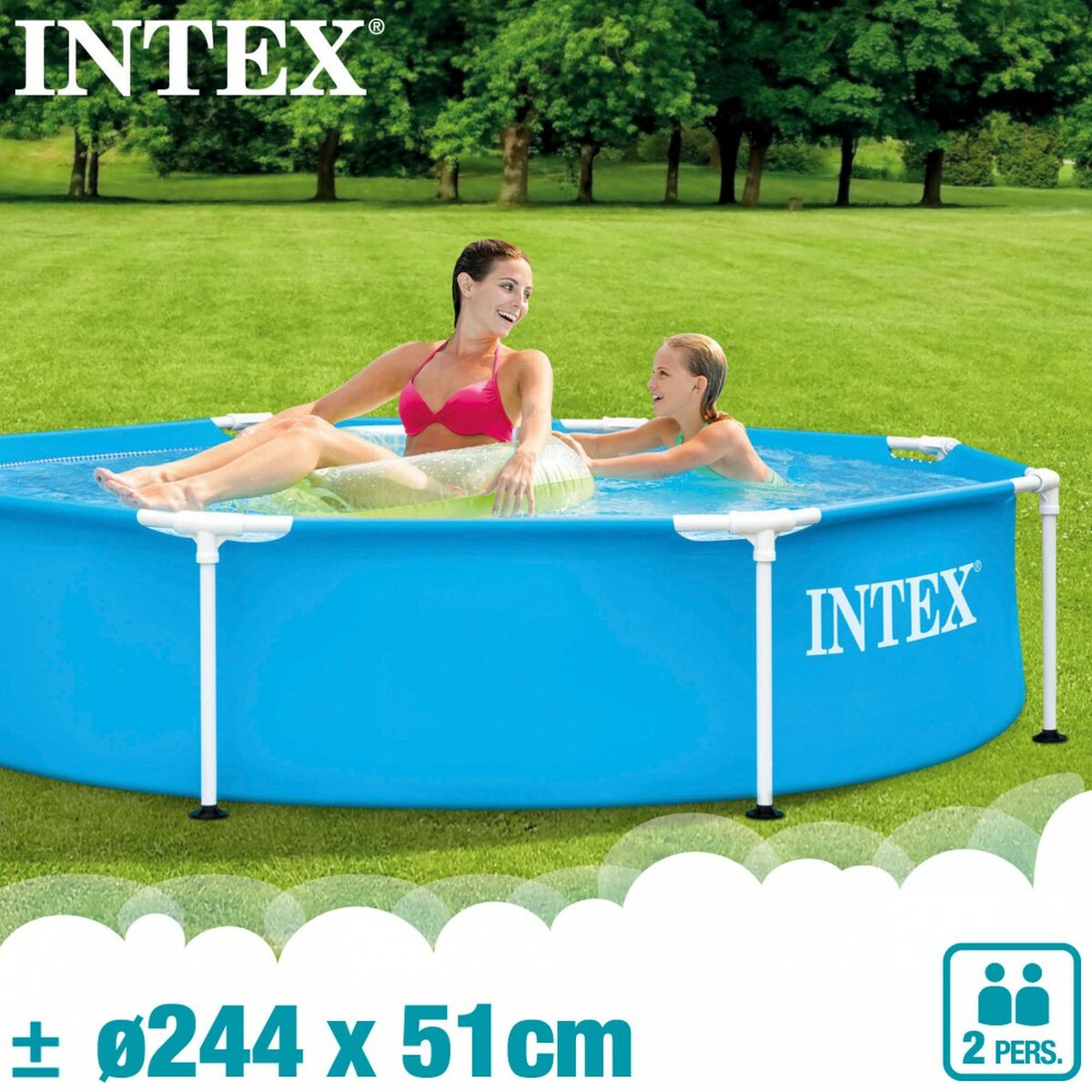 Piscina Smontabile Intex 28205NP 244 x 51 x 244 cm 1828 L 4 S8901623_2