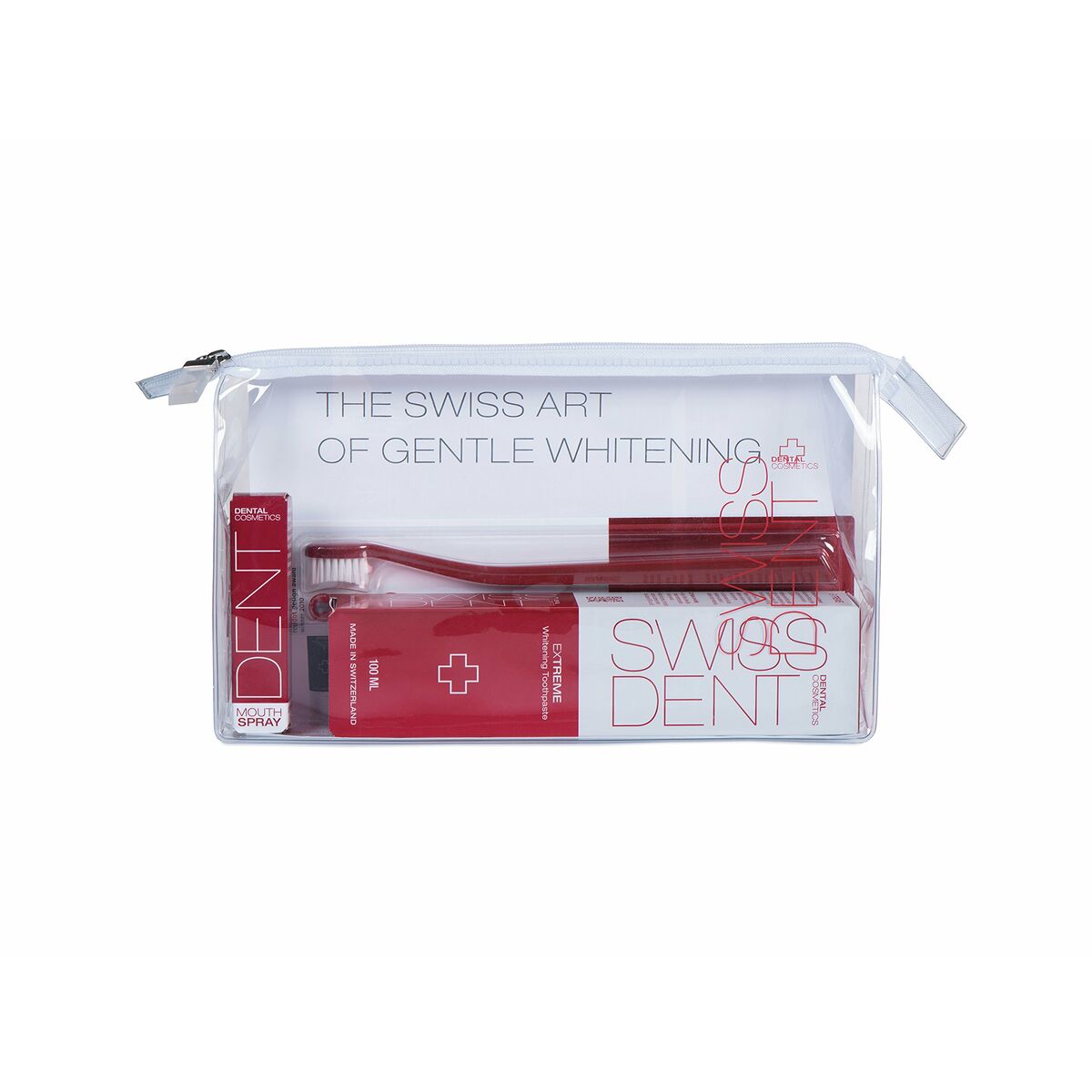 Set di Dentifricio con Spazzolino Swissdent 4 Pezzi 3 S0576385_1