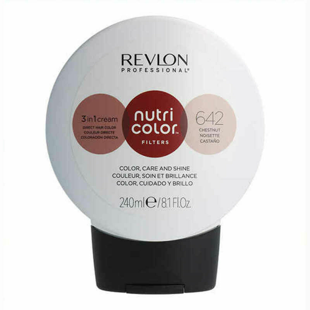 Tintura Permanente Revlon Nutri Color Castano Nº 642 240 ml 2 S05104646_0
