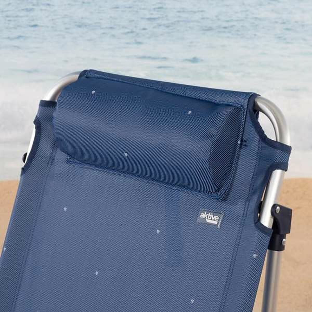Sedia da Spiaggia Aktive Blu scuro 51 x 45 x 76 cm Spiaggia 8 S2436327_6