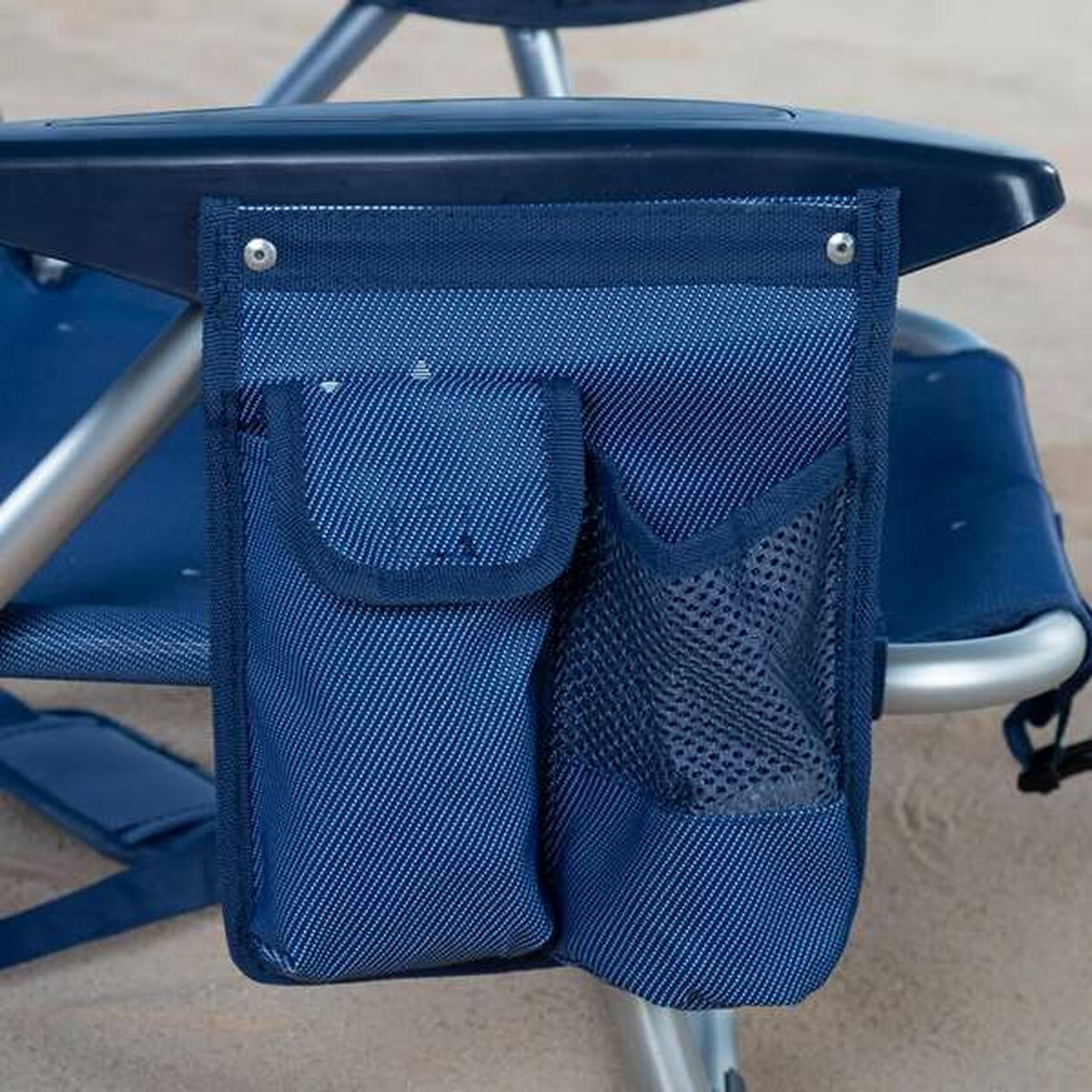 Sedia da Spiaggia Aktive Blu scuro 51 x 45 x 76 cm Spiaggia 10 S2436327_8