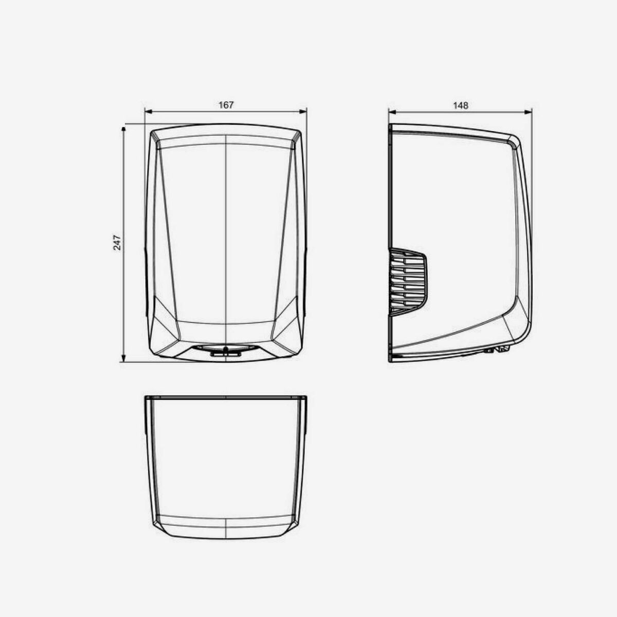 Asciugamani elettrico Jofel Power+ Nero 800 W 3 S7920462_1