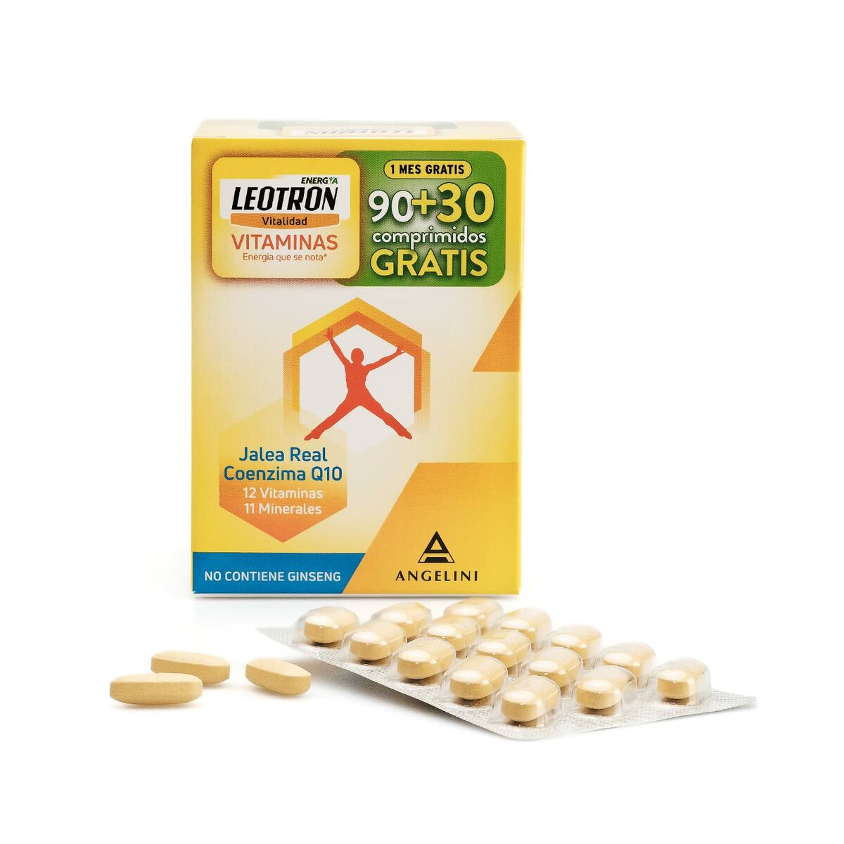 Integratore Alimentare Leotron Leotron Vitaminas Coenzima Q10 Pappa reale 120 Unità 3 S05115288_1