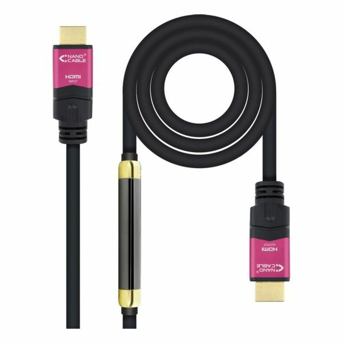 Cavo HDMI NANOCABLE 10.15.3725 4K HDR 25 m Nero 2 S0227790_0