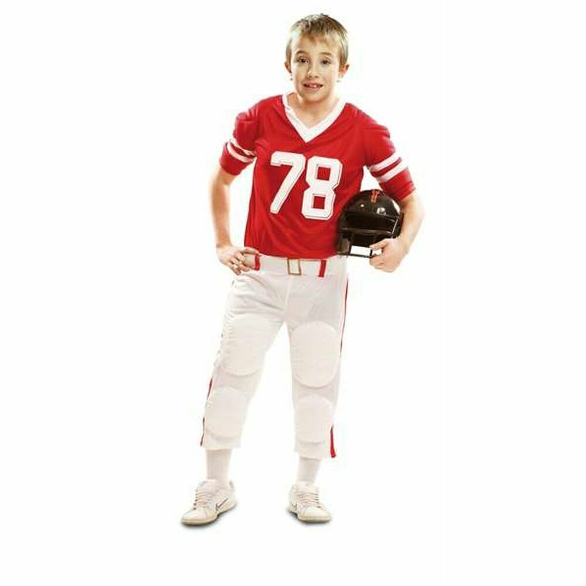 Costume per Bambini Giocatore di Rugby Rosso 2 S2407287_0