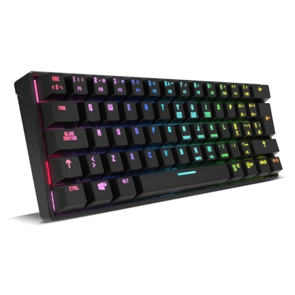 Tastiera Nox-Xtreme Kluster Nero RGB 4 S0229467_2