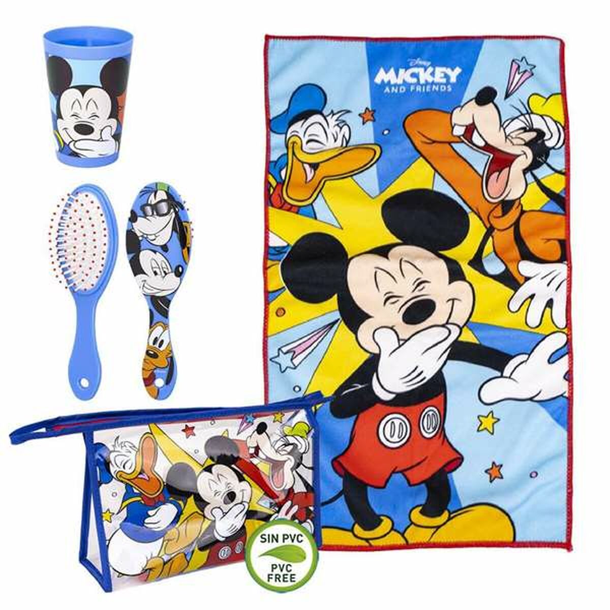 Set da Bagno da Viaggio per Bambini Mickey Mouse 4 Pezzi 2 S2443007_0