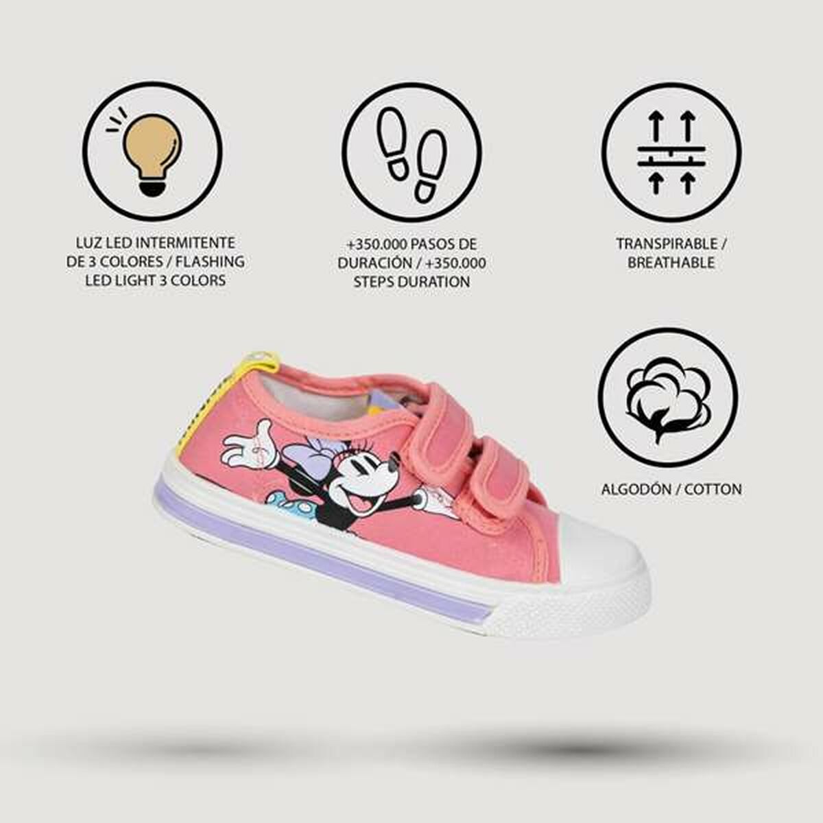 Scarpe da Tennis Casual Bambino Minnie Mouse 27 5 S2446203_3