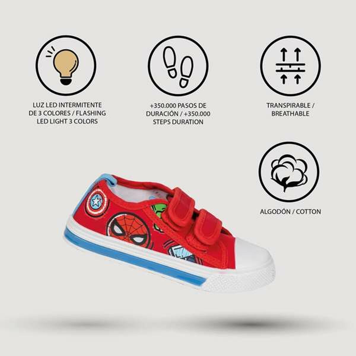 Scarpe da Tennis Casual Bambino The Avengers 30 5 S2446208_3