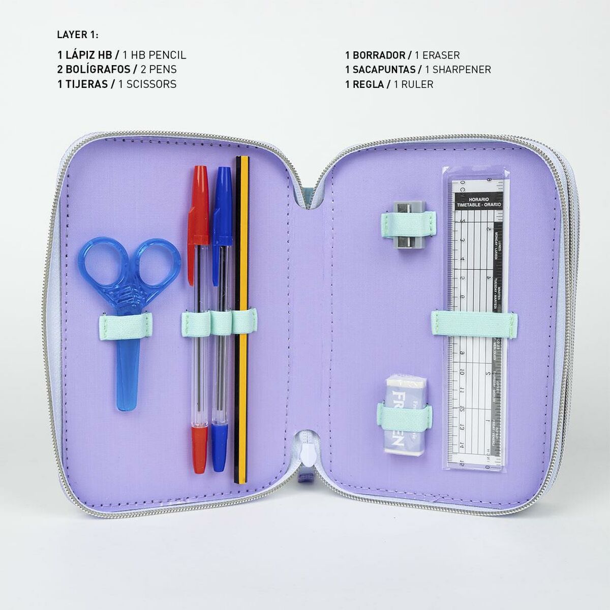 Astuccio Frozen Lilla 12,5 x 6,5 x 19,5 cm 5 S2443128_3