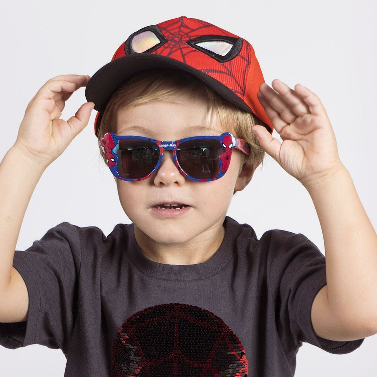 Cappellino per Bambini Spider-Man Rosso 4 S2450873_2