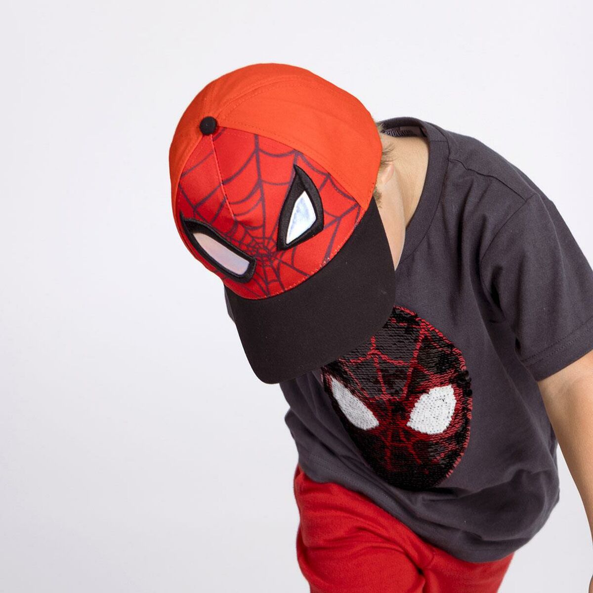 Cappellino per Bambini Spider-Man Rosso 5 S2450873_3