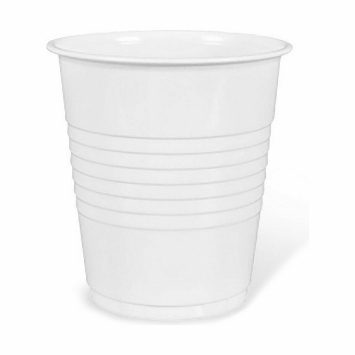 Set di bicchieri riutilizzabili Algon Caffè Bianco Plastica 50 Pezzi 100 ml (18 Unità) 3 S2233081_1