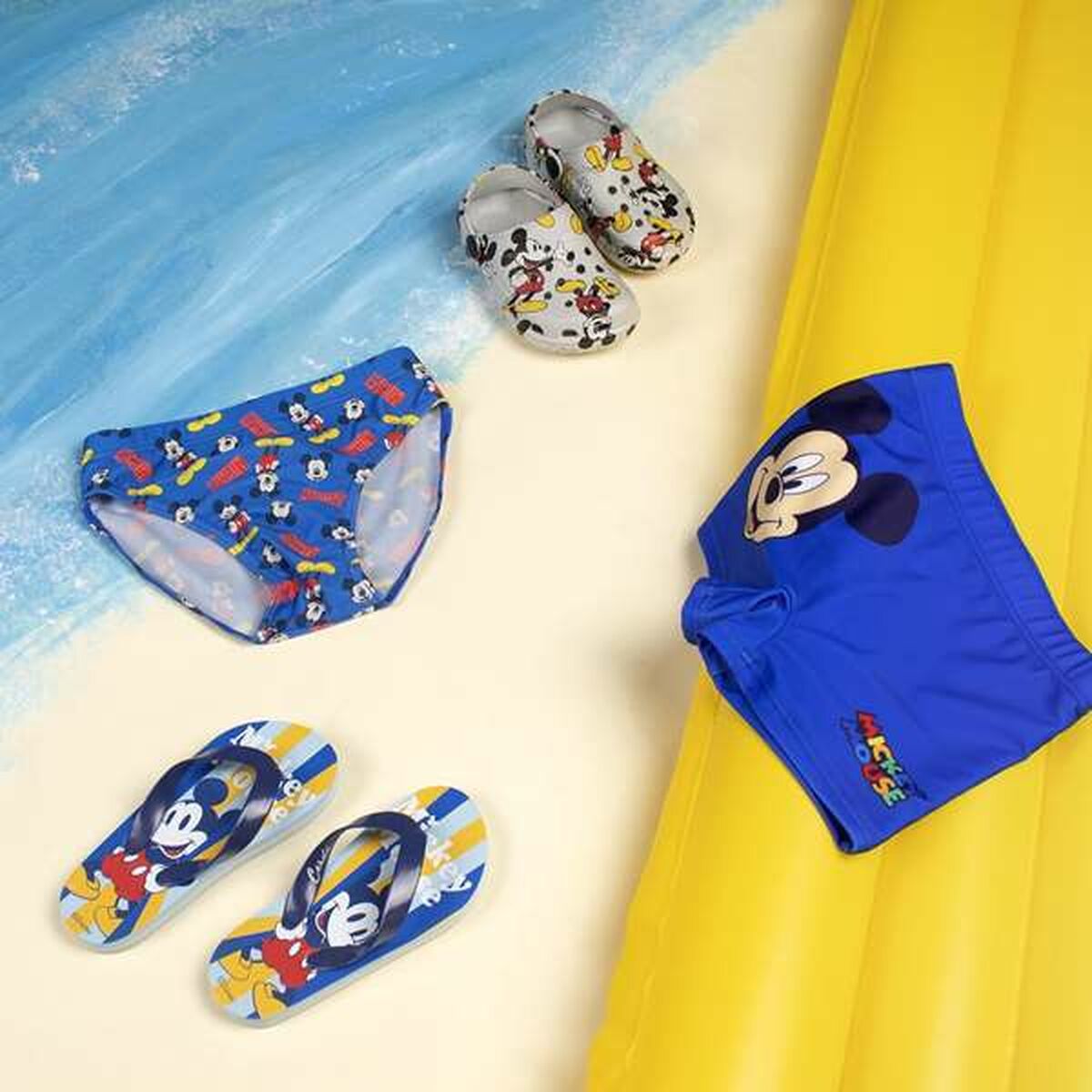 Costume da Bagno Boxer per Bambini Mickey Mouse Azzurro 6 Anni 7 S2444960_5
