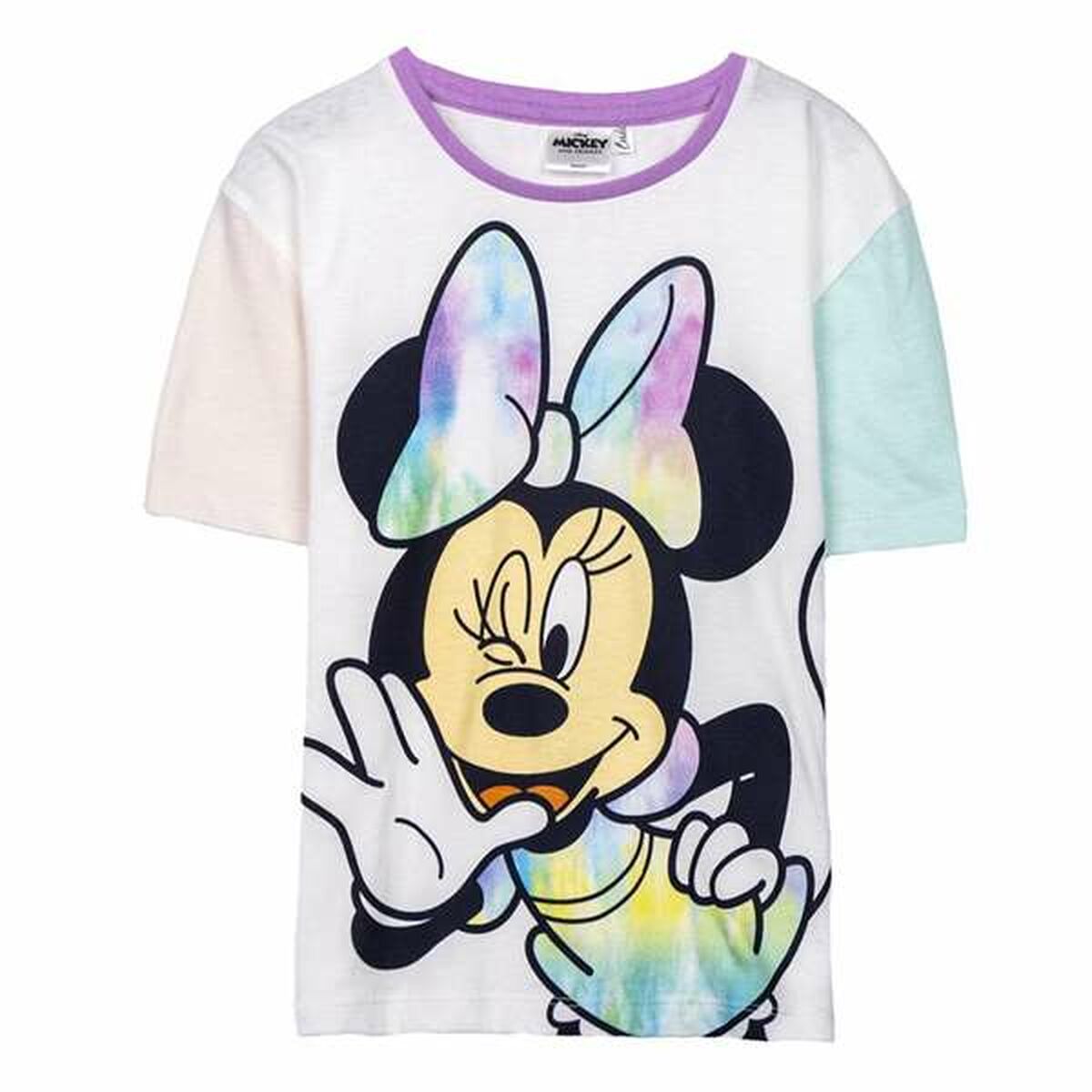 Maglia a Maniche Corte per Bambini Minnie Mouse Verde scuro 5 Anni 2 S2447179_0