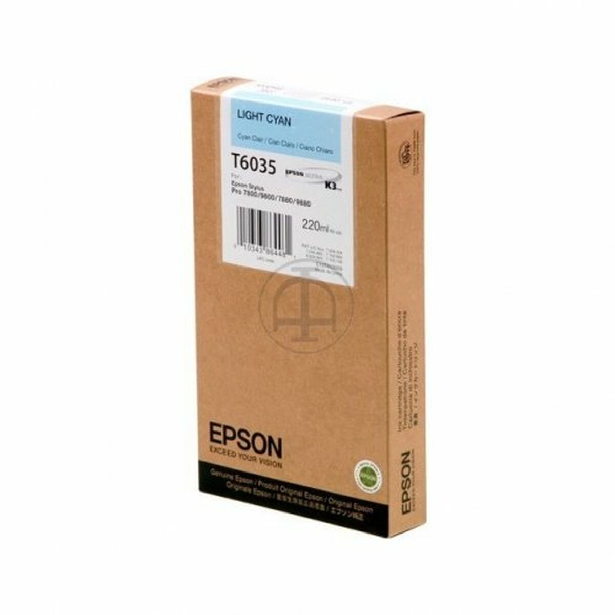 Cartuccia ad Inchiostro Originale Epson C13T603500 Azzurro Ciano 2 S7733085_0