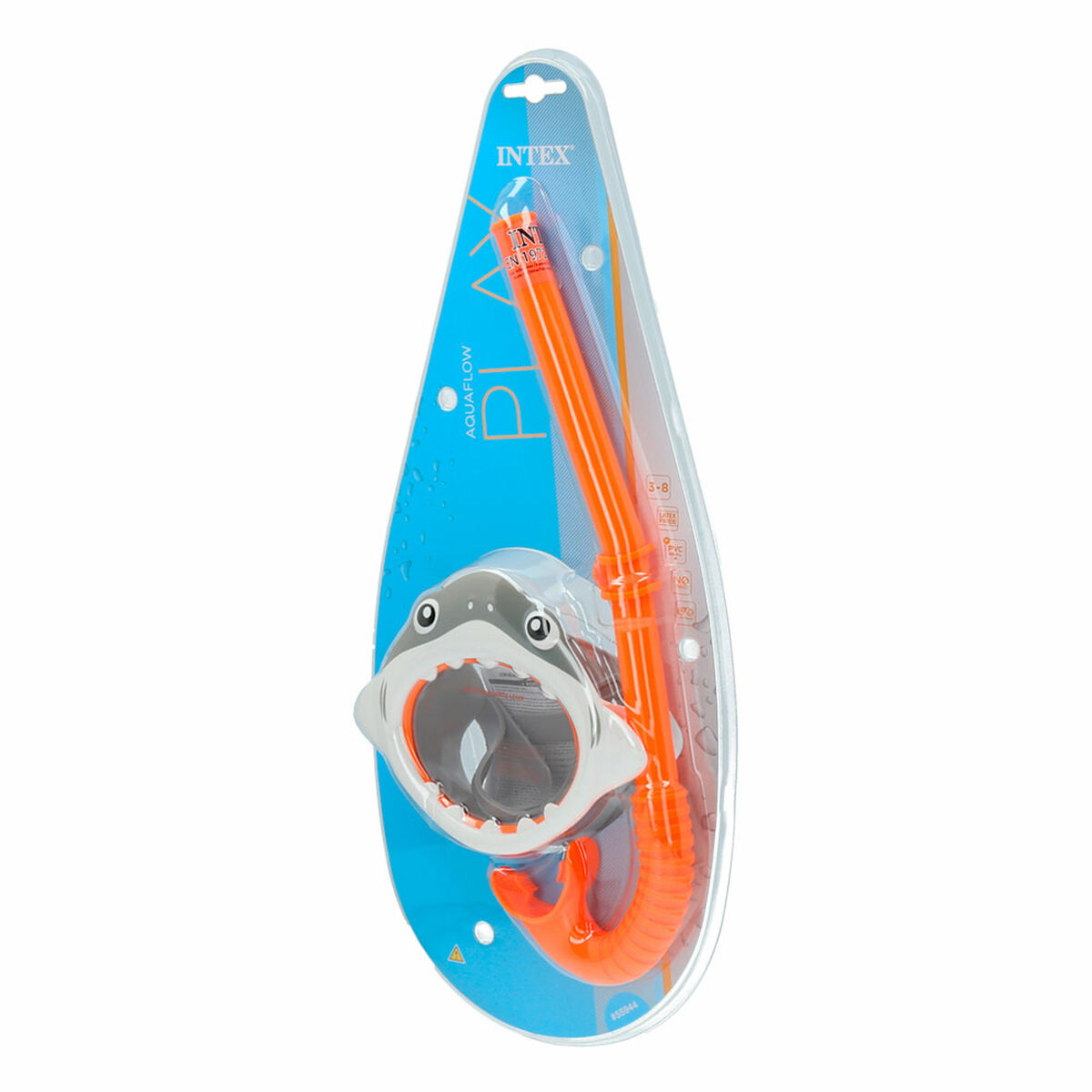 Occhialini da Snorkeling e Boccaglio per Bambini Intex Squalo (6 Unità) 7 S8901571_5
