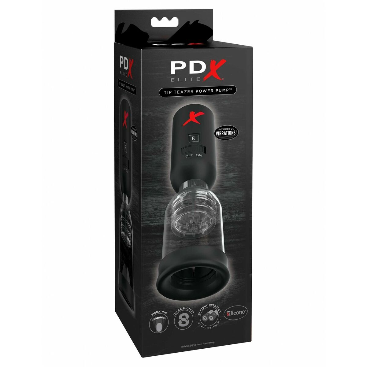 Pompa per Pene Pipedream Nero Trasparente 3 M0406666_1