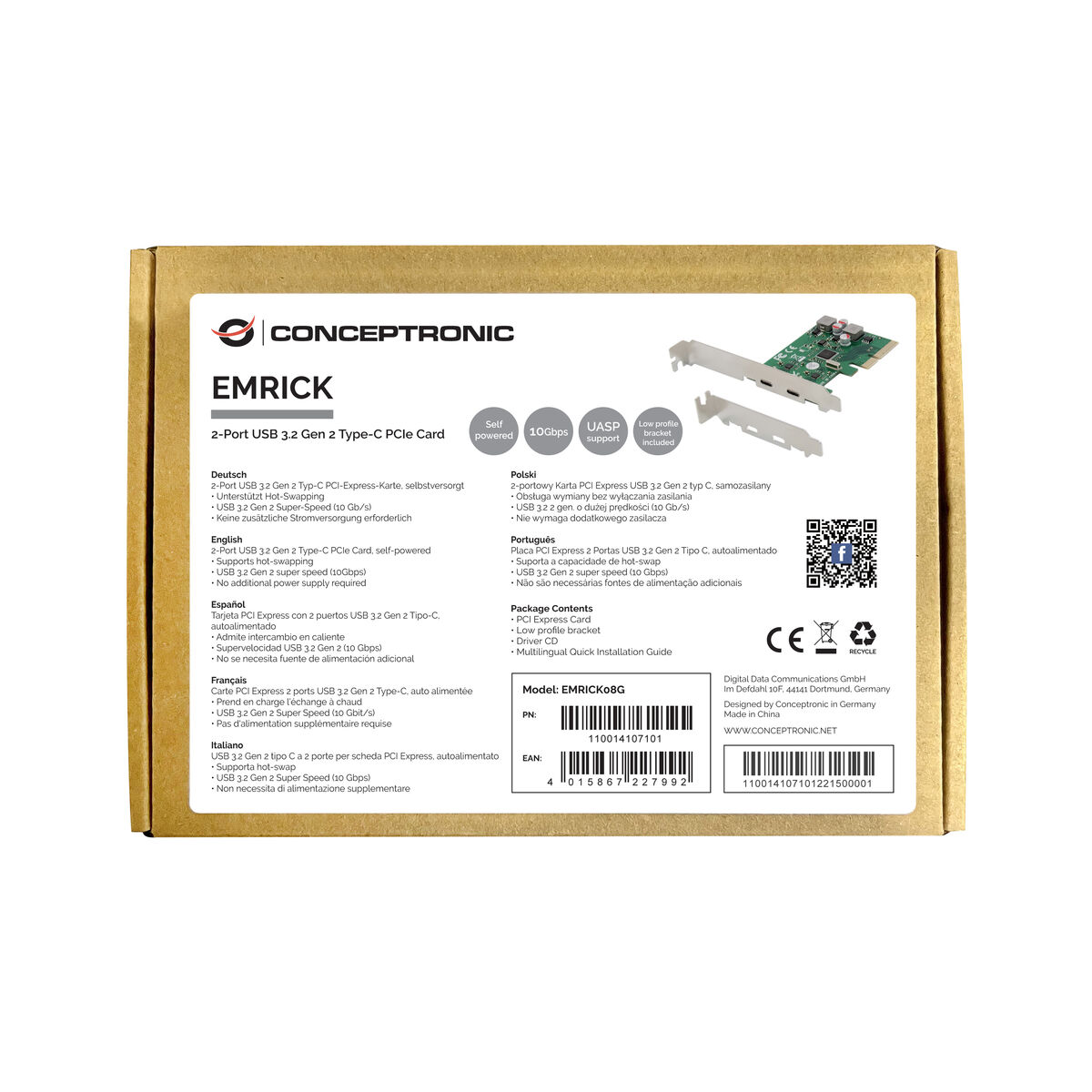 Scheda PCI Conceptronic 110014107101 4 S77204267_2