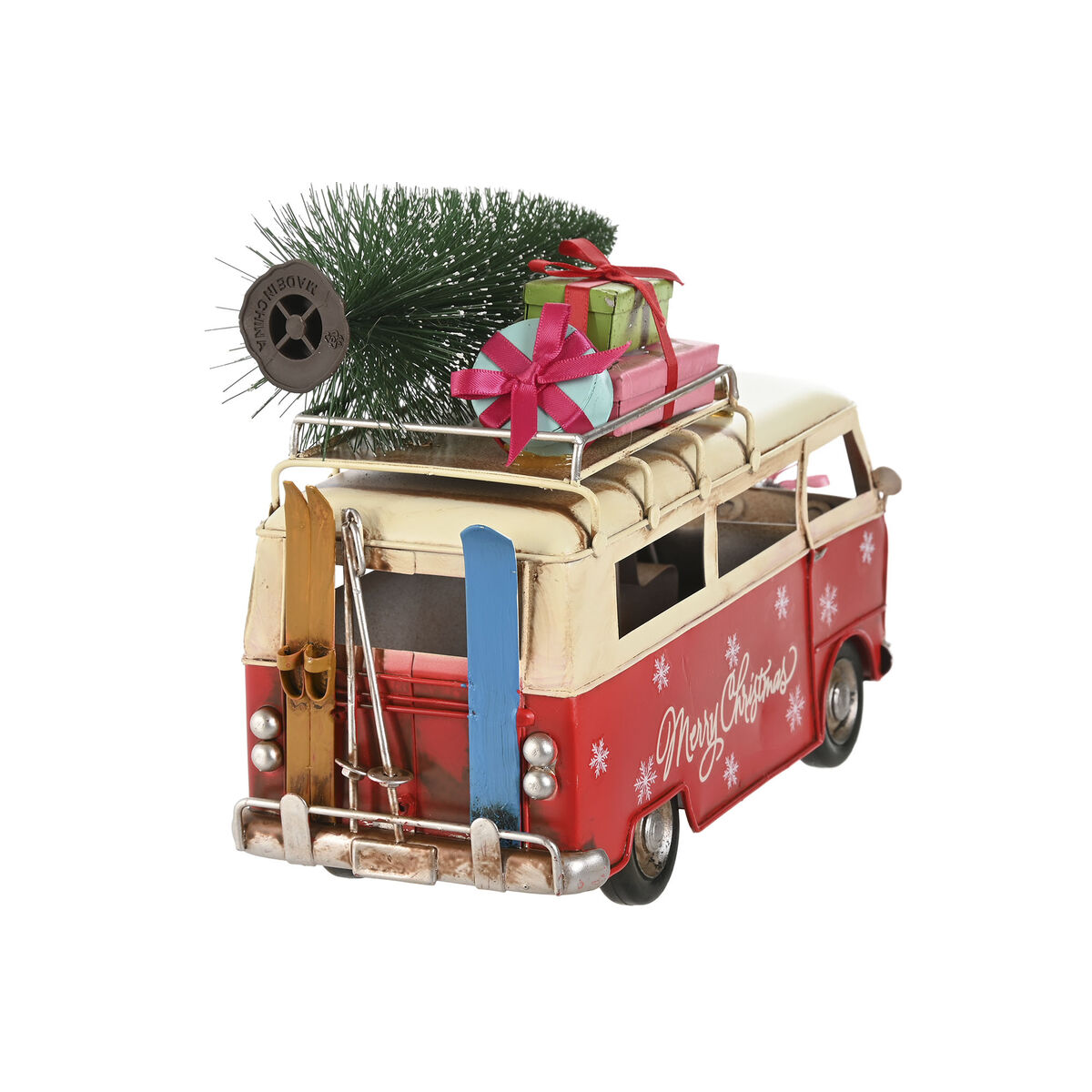 Decorazione Natalizia Home ESPRIT Rosso Verde 27 x 12 x 20 cm (2 Unità) 4 S3058651_2