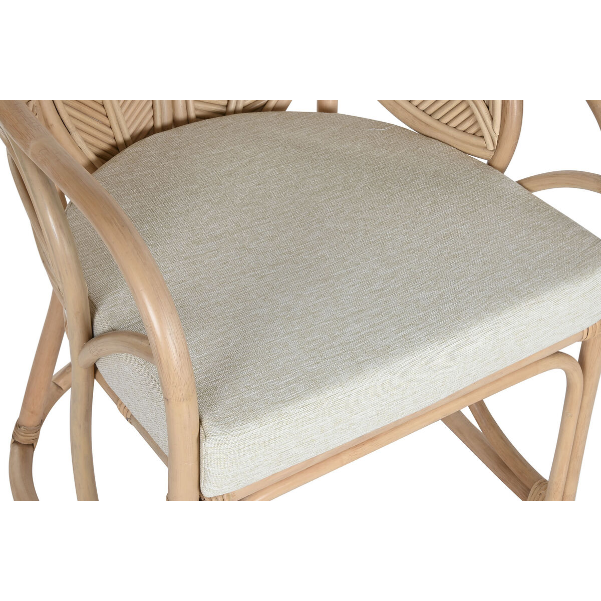 Sedia da Sala da Pranzo Home ESPRIT Naturale Rattan 63 x 68 x 81 cm 5 S3059007_3