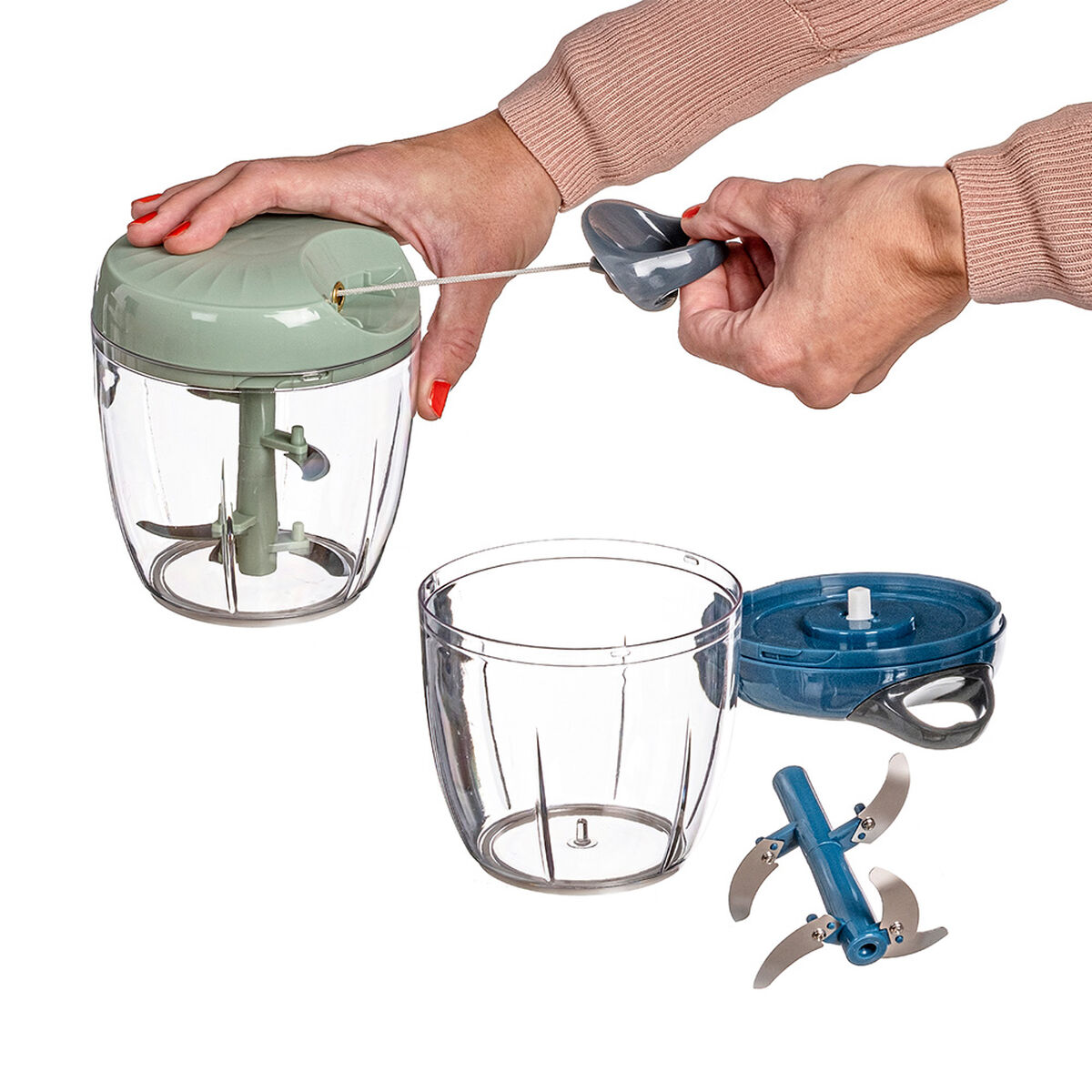 Tritaverdure manuale Kozina 12 x 14 x 15 cm 4 S7924140_2