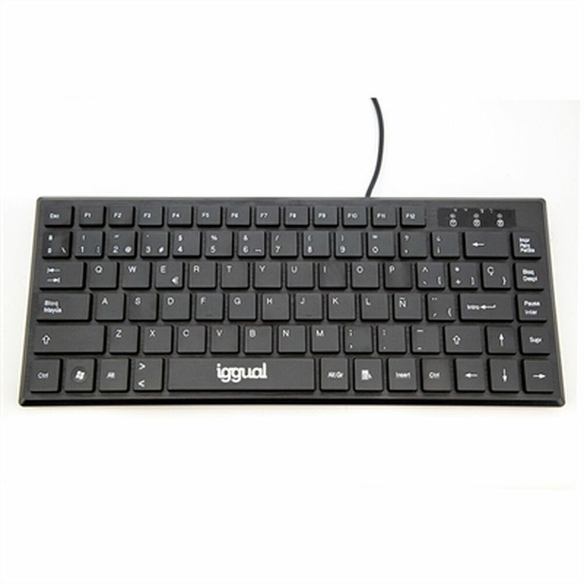 Tastiera iggual Slim TKL-USB Nero 2 S6503489_0