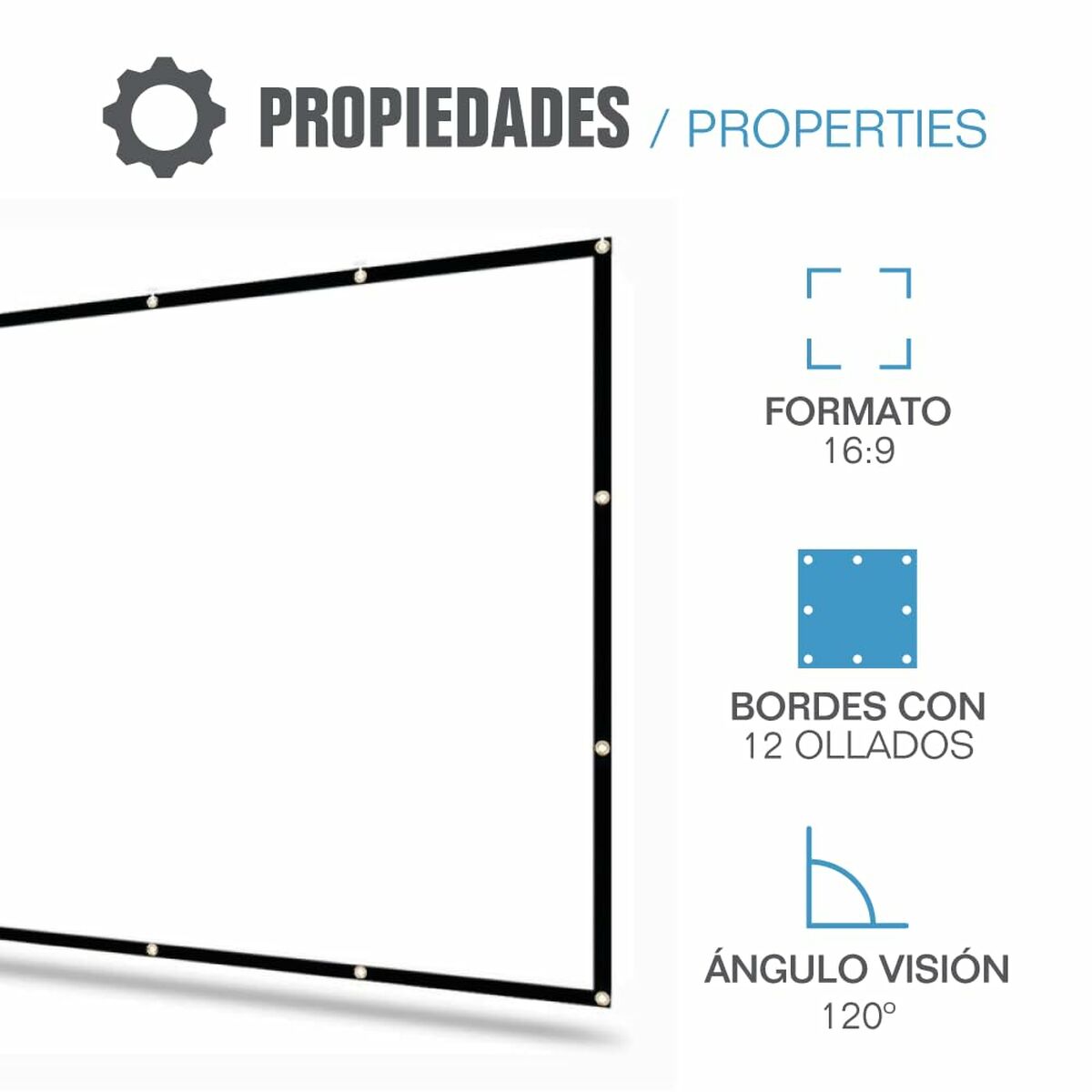 Schermo di Proiezione iggual ECO COST 100 100" 4 S0461523_2