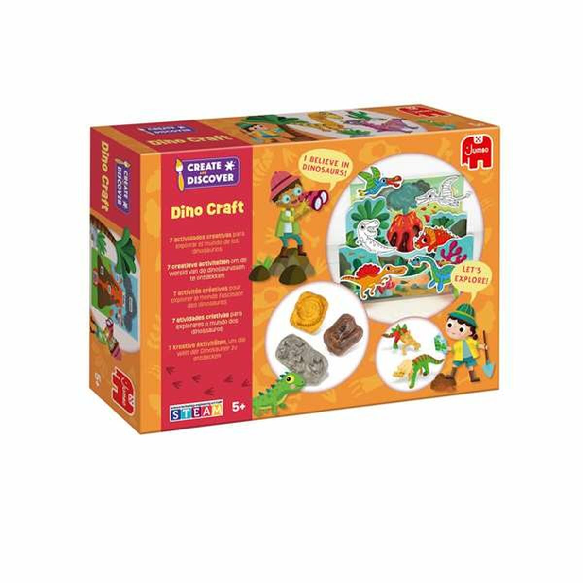 Gioco Fai-da-te Diset Dino Craft 2 S2436164_0