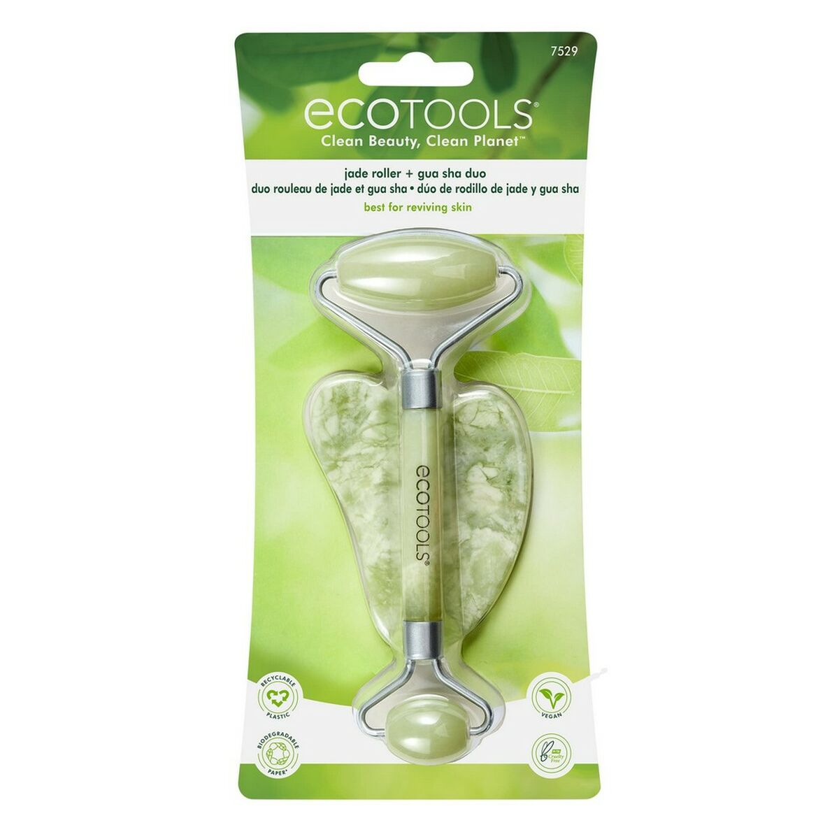 Trattamento Antietà Viso e Collo Ecotools Jade Jade Set 2 Pezzi 3 S0597496_1