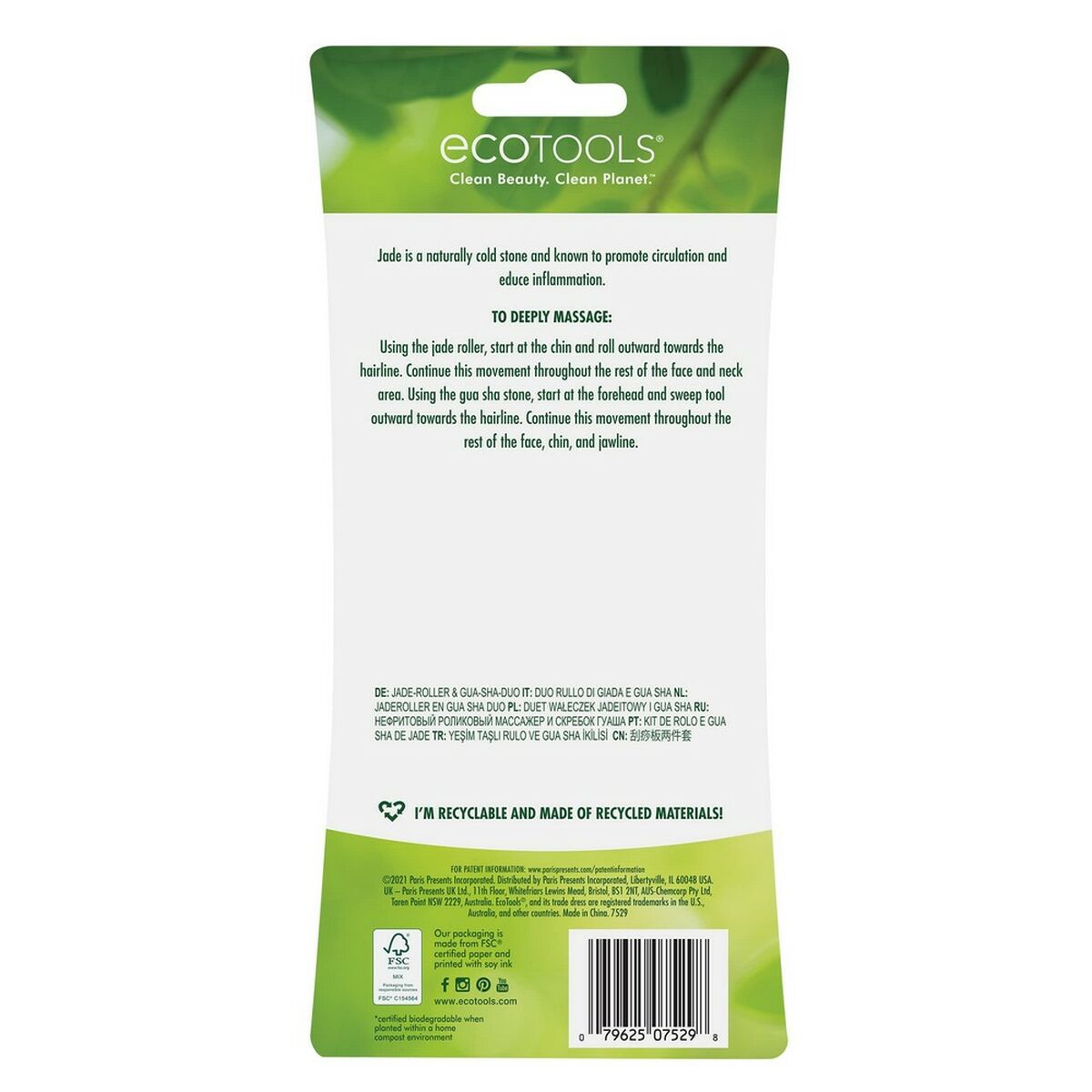 Trattamento Antietà Viso e Collo Ecotools Jade Jade Set 2 Pezzi 5 S0597496_3