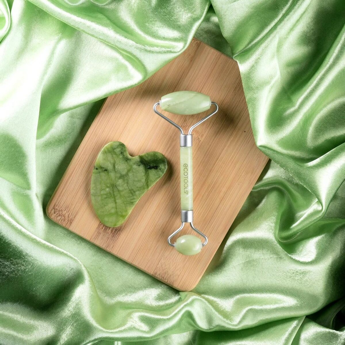 Trattamento Antietà Viso e Collo Ecotools Jade Jade Set 2 Pezzi 7 S0597496_5
