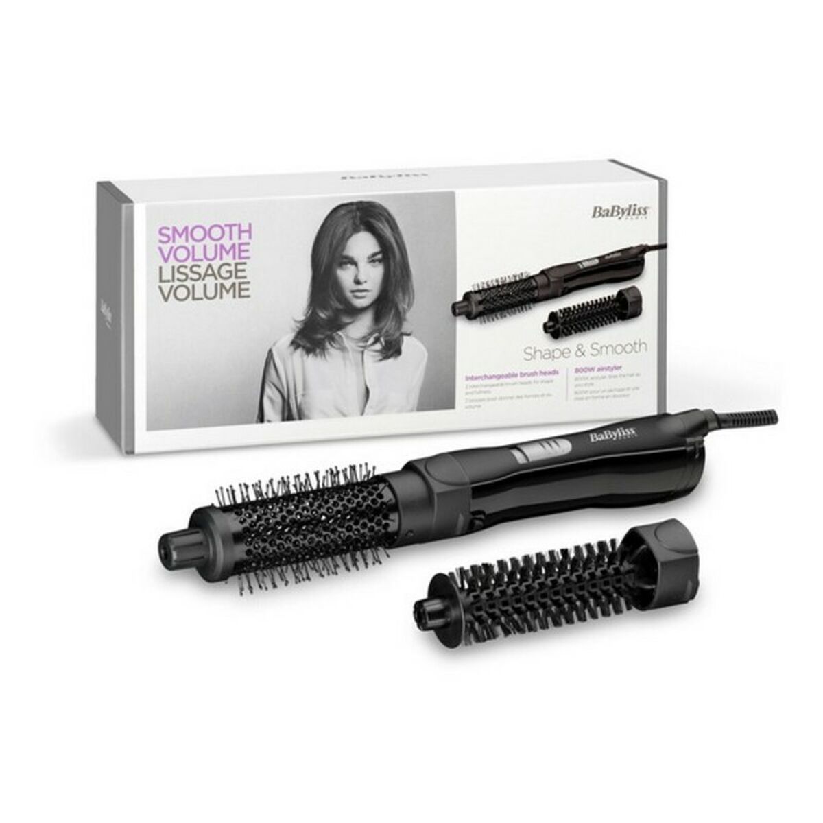 Spazzola Termica AS82E Babyliss AS82E Elettrico 800W (3 pcs) 2 S0586694_0
