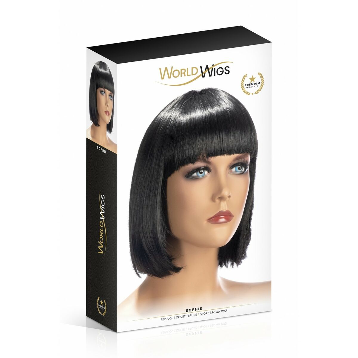 Accesorio Erotico World Wigs Sophie Marrone Parrucca 3 M0402661_1