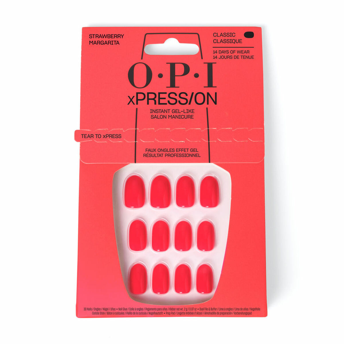 Unghie Finte Opi #Strawberry Margarita Strawberry margarita 30 Pezzi 2 S05121930_0