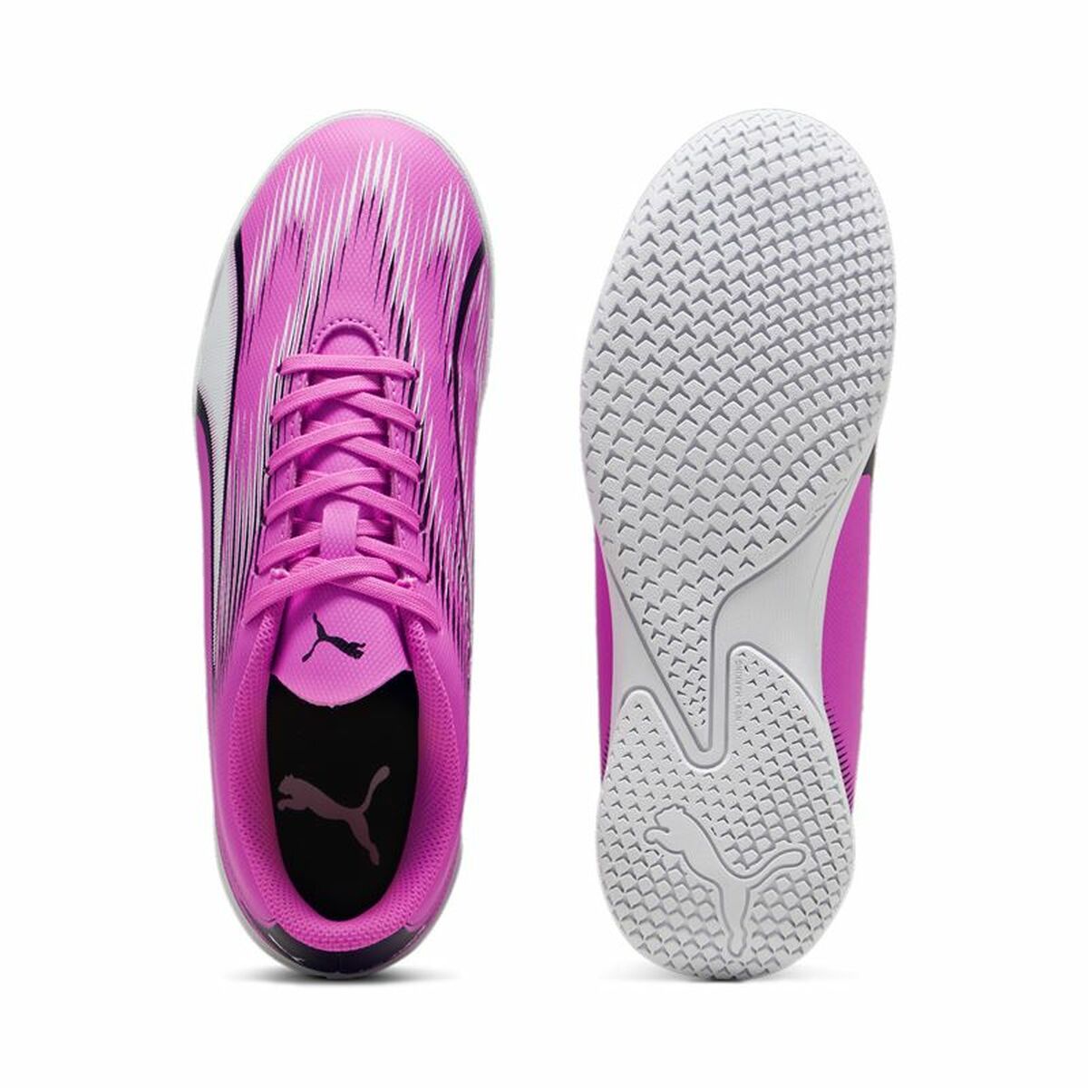 Scarpe da Calcio a 5 per Bambini Puma Ultra Play Bianco Rosa scuro Per bambini Unisex 4 S64137332_2