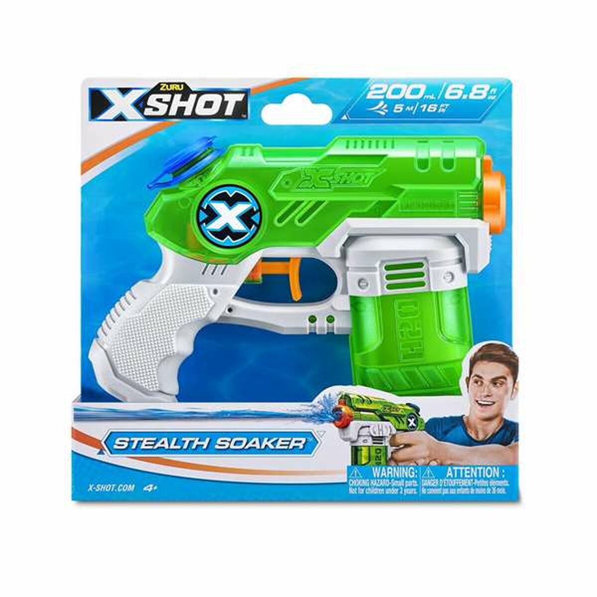 Pistola ad Acqua X-Shot Warfare Mini Stealth Soaker 20 x 4 x 19 cm 2 S2430227_0