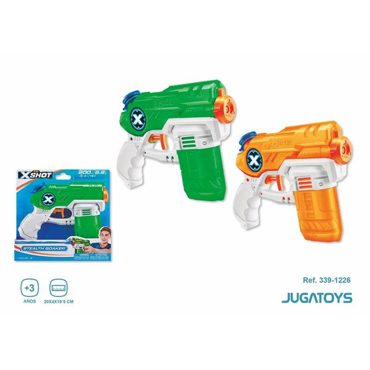 Pistola ad Acqua X-Shot Warfare Mini Stealth Soaker 20 x 4 x 19 cm 3 S2430227_1