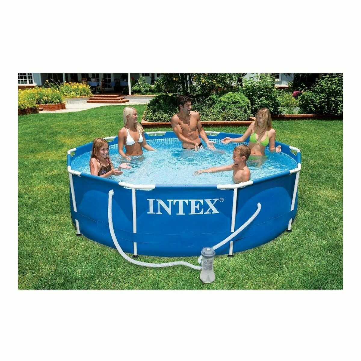 Piscina Smontabile Intex Azzurro 4485 L Rotonda 305 x 76 cm 4 S2433435_2