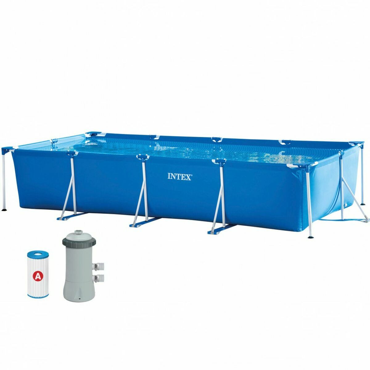 Piscina Smontabile Intex Frame 450 X 220 X 84 CM 7127 L Rettangolare 2 S2433399_0