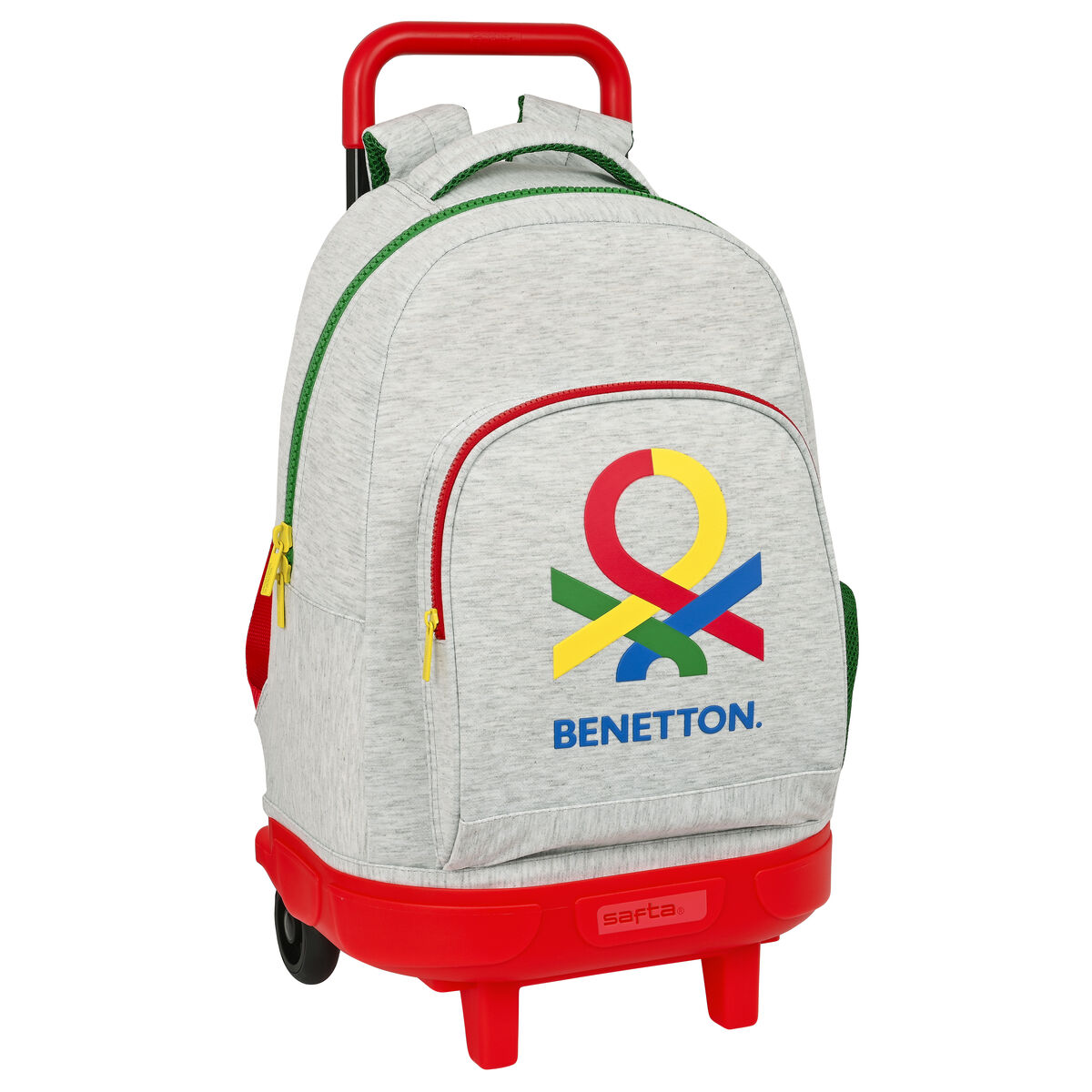 Trolley per la Scuola Benetton Pop Grigio (33 x 45 x 22 cm) 2 S4308061_0