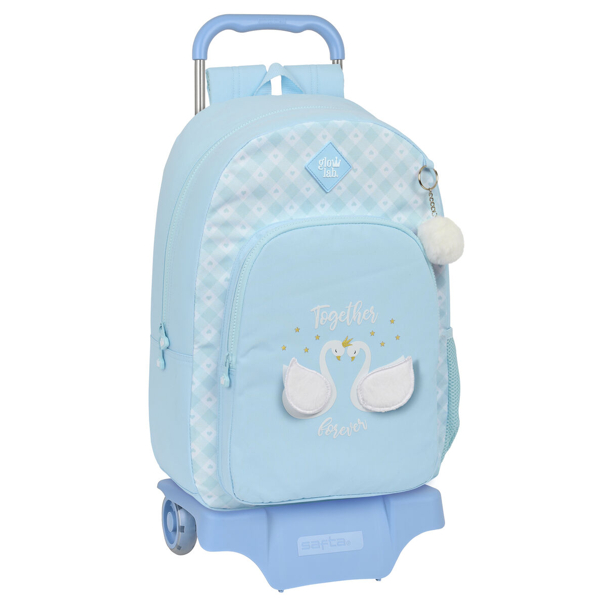 Trolley per la Scuola Glow Lab Cisnes Azzurro 30 x 46 x 14 cm 2 S4309884_0